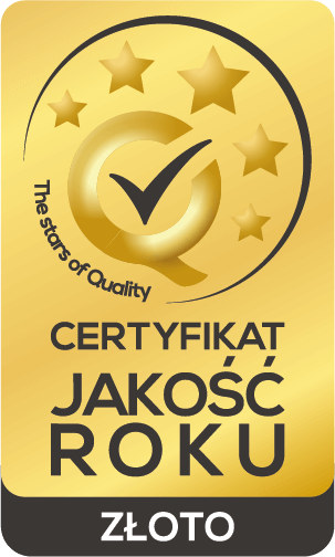 Certyfikat Jakość Roku Złoto