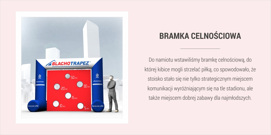 bramka celnościowa blachotrapez