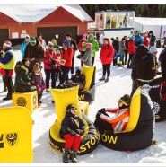 Strefa relaksu podczas Festiwalu Biegów Narciasrkich - Bieg Piastów