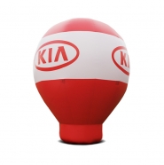 Balon Alfa z logo na pasie reklamowym
